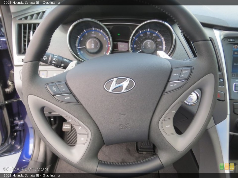 Gray Interior Steering Wheel for the 2013 Hyundai Sonata SE #71465747