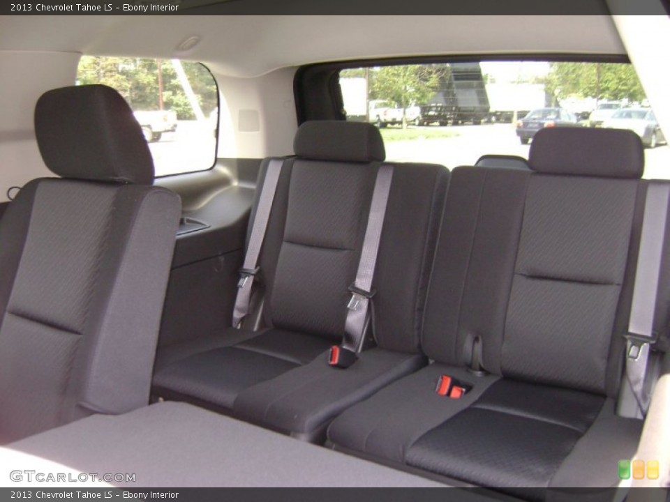 Ebony Interior Rear Seat for the 2013 Chevrolet Tahoe LS #71465861
