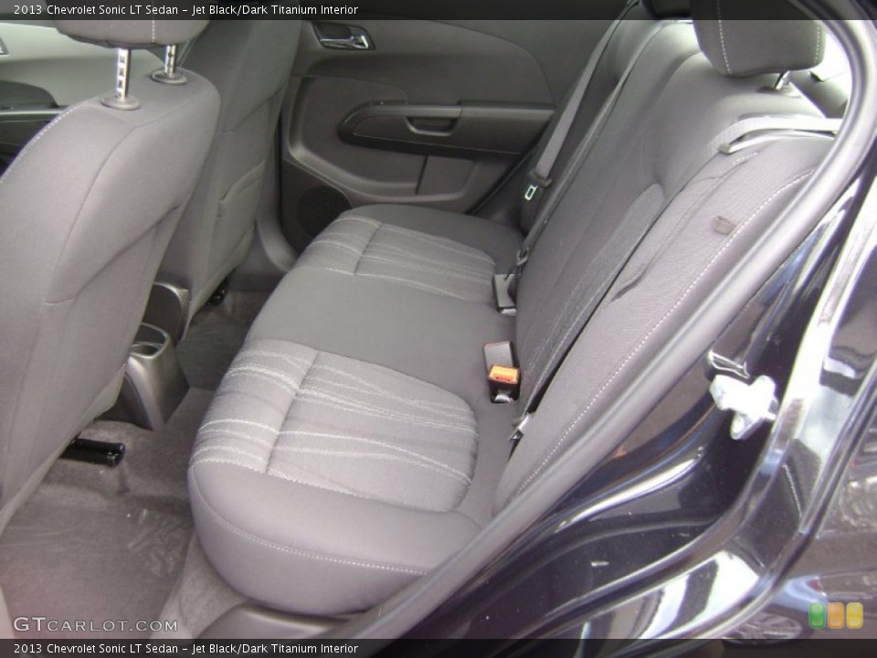 Jet Black/Dark Titanium Interior Rear Seat for the 2013 Chevrolet Sonic LT Sedan #71466488