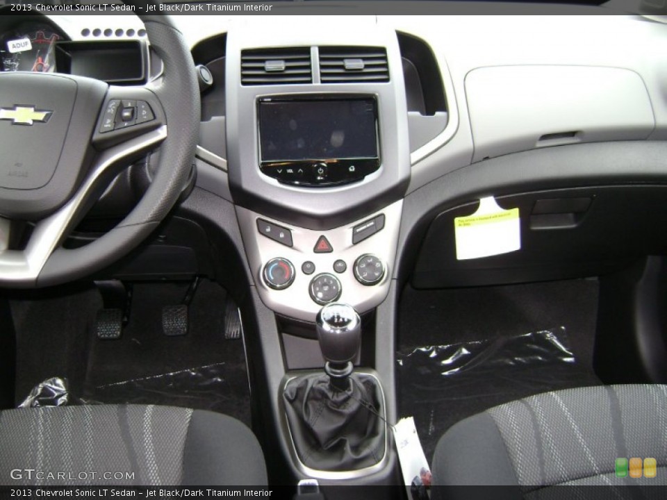 Jet Black/Dark Titanium Interior Dashboard for the 2013 Chevrolet Sonic LT Sedan #71466497