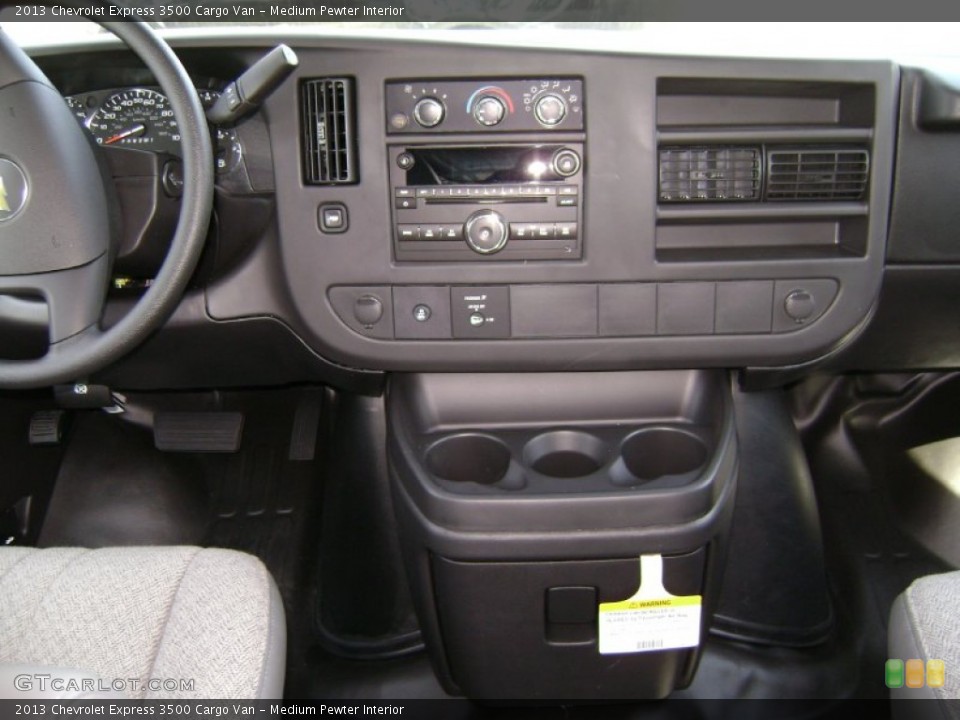 Medium Pewter Interior Dashboard for the 2013 Chevrolet Express 3500 Cargo Van #71467466