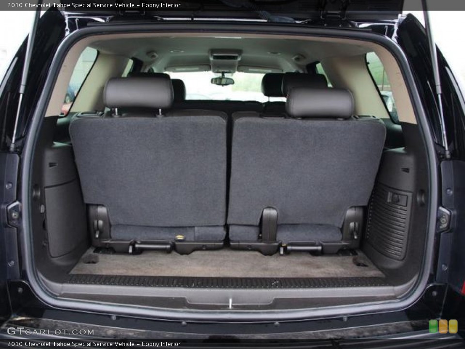 Ebony Interior Trunk for the 2010 Chevrolet Tahoe Special Service Vehicle #71467493