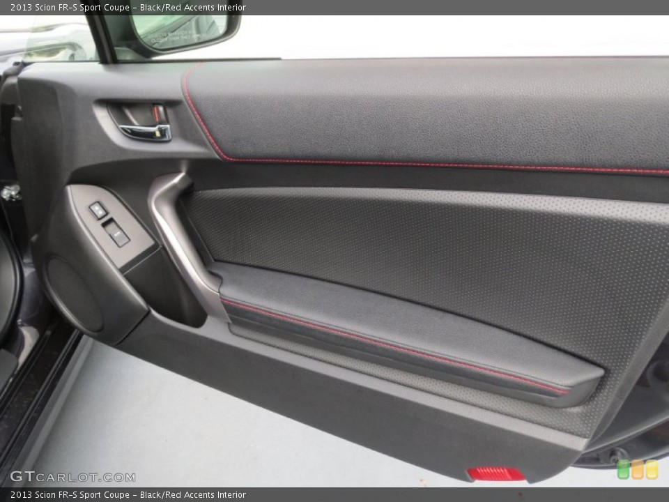Black/Red Accents Interior Door Panel for the 2013 Scion FR-S Sport Coupe #71467949