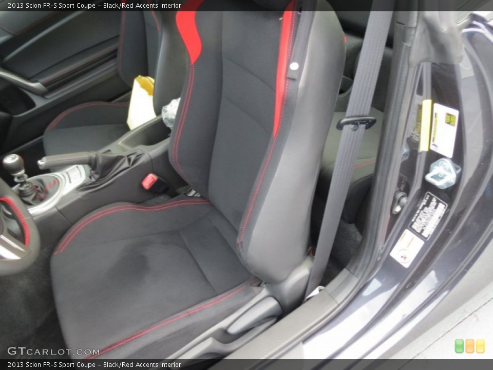 Black/Red Accents Interior Photo for the 2013 Scion FR-S Sport Coupe #71468003