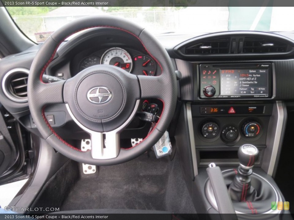 Black/Red Accents Interior Dashboard for the 2013 Scion FR-S Sport Coupe #71468024