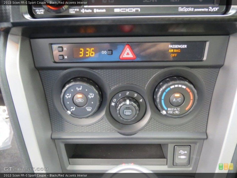 Black/Red Accents Interior Controls for the 2013 Scion FR-S Sport Coupe #71468039