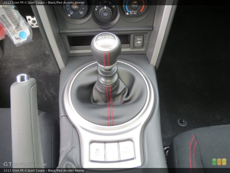 Black/Red Accents Interior Transmission for the 2013 Scion FR-S Sport Coupe #71468045