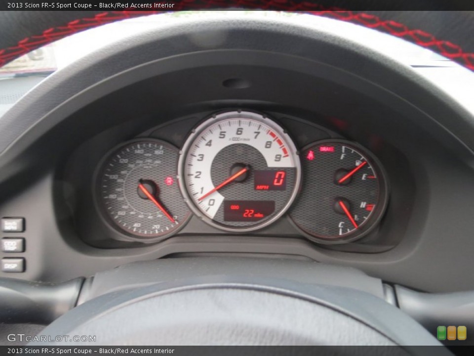 Black/Red Accents Interior Gauges for the 2013 Scion FR-S Sport Coupe #71468063