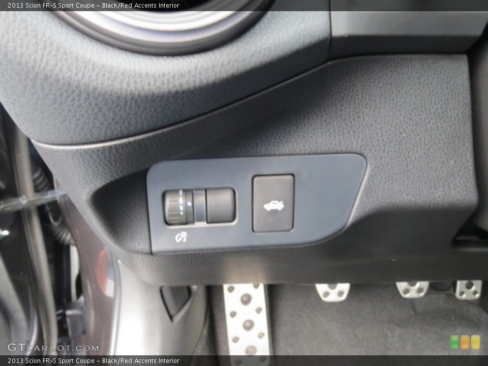 Black/Red Accents Interior Controls for the 2013 Scion FR-S Sport Coupe #71468072
