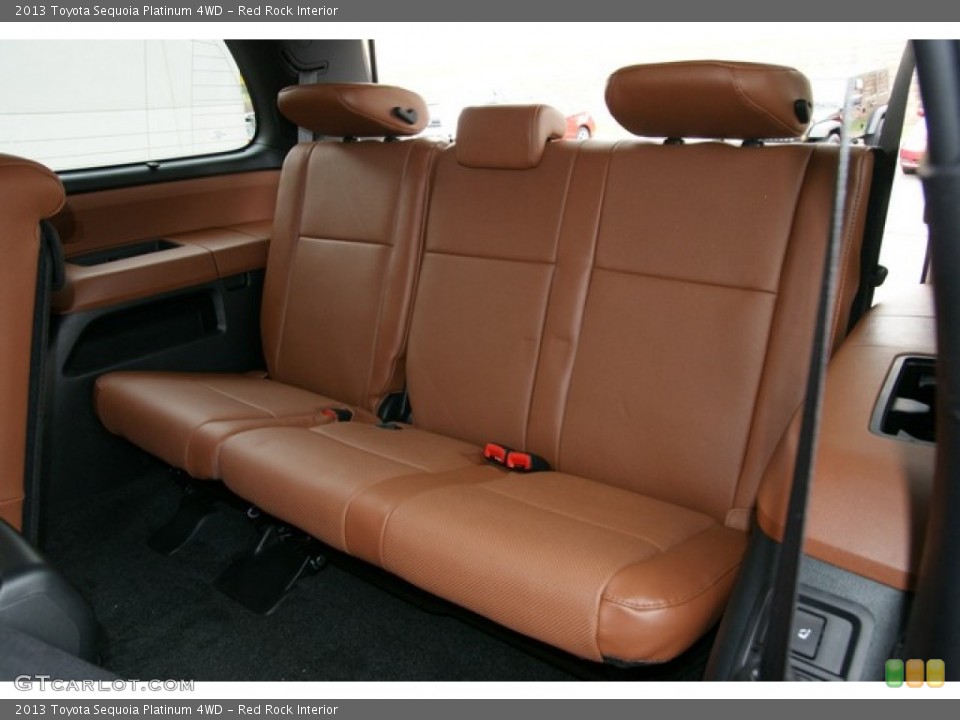 Red Rock Interior Rear Seat for the 2013 Toyota Sequoia Platinum 4WD #71471933