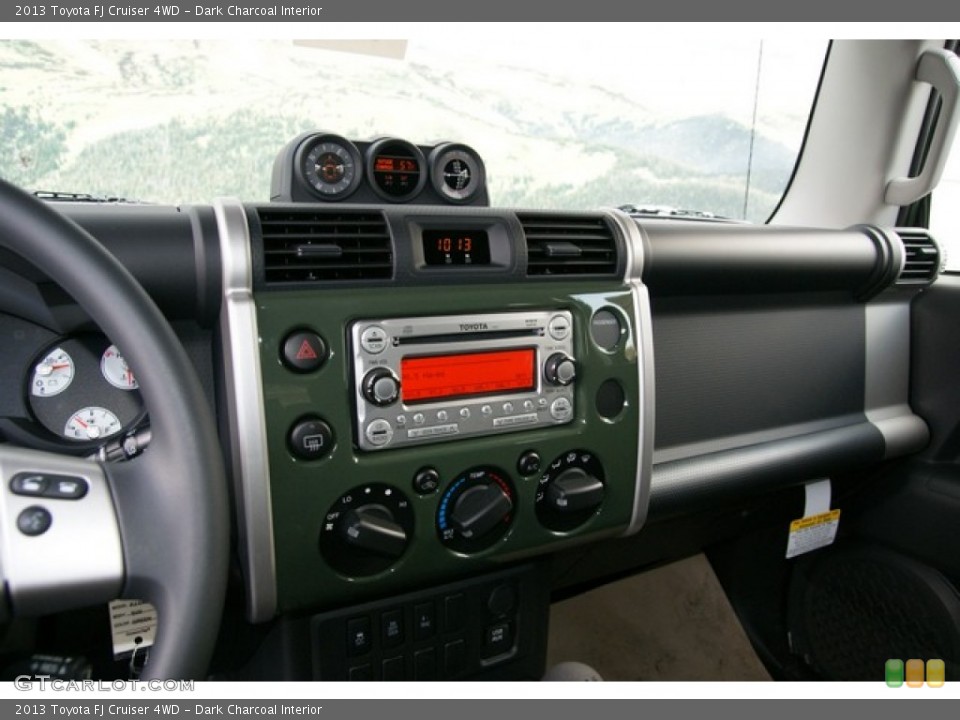 Dark Charcoal Interior Controls for the 2013 Toyota FJ Cruiser 4WD #71473142