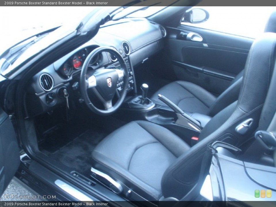 Black Interior Photo for the 2009 Porsche Boxster  #71474501