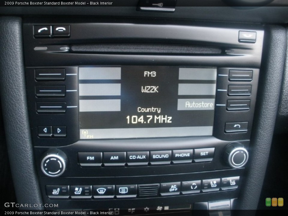 Black Interior Audio System for the 2009 Porsche Boxster  #71474645