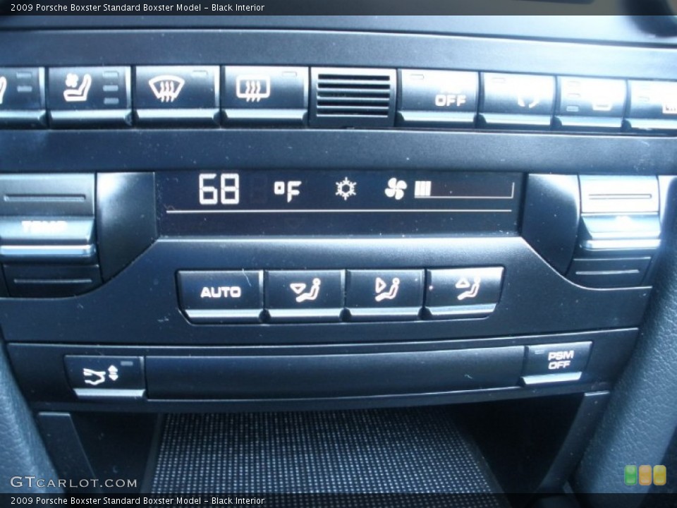 Black Interior Controls for the 2009 Porsche Boxster  #71474654