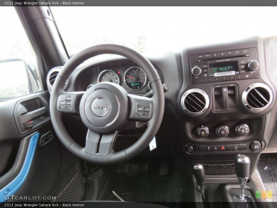Black Interior Dashboard for the 2013 Jeep Wrangler Sahara ...
 2013 Jeep Wrangler Black Interior