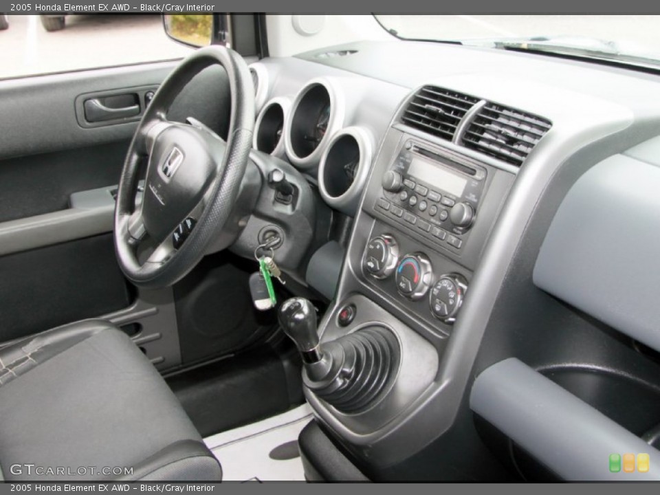 Black/Gray Interior Controls for the 2005 Honda Element EX AWD #71476973