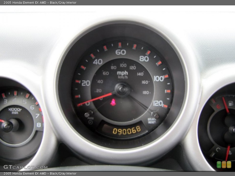 Black/Gray Interior Gauges for the 2005 Honda Element EX AWD #71477071