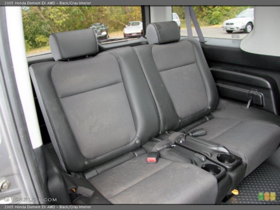 Black/Gray Interior Rear Seat for the 2005 Honda Element EX AWD #71477081