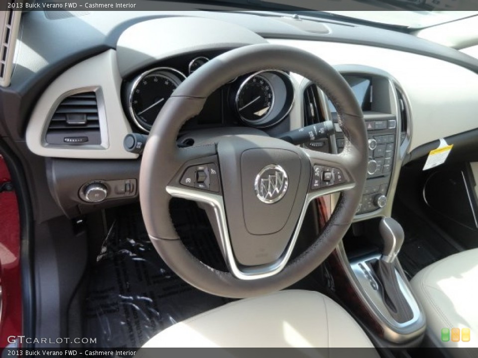 Cashmere Interior Steering Wheel for the 2013 Buick Verano FWD #71480270