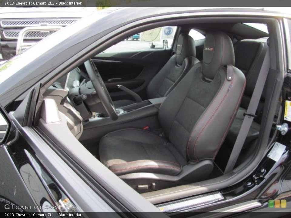 Black Interior Front Seat for the 2013 Chevrolet Camaro ZL1 #71480591