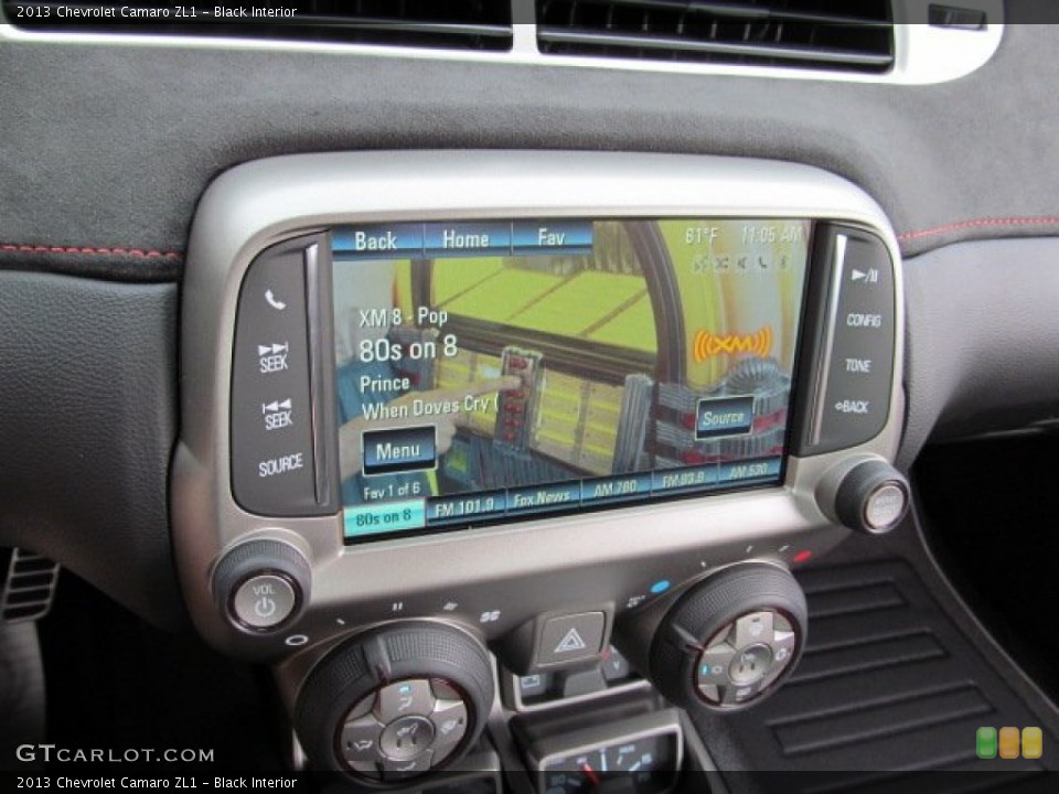 Black Interior Controls for the 2013 Chevrolet Camaro ZL1 #71480645