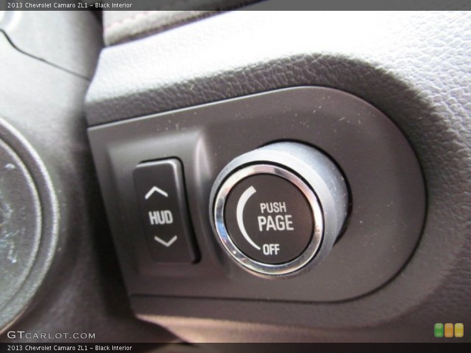 Black Interior Controls for the 2013 Chevrolet Camaro ZL1 #71480669