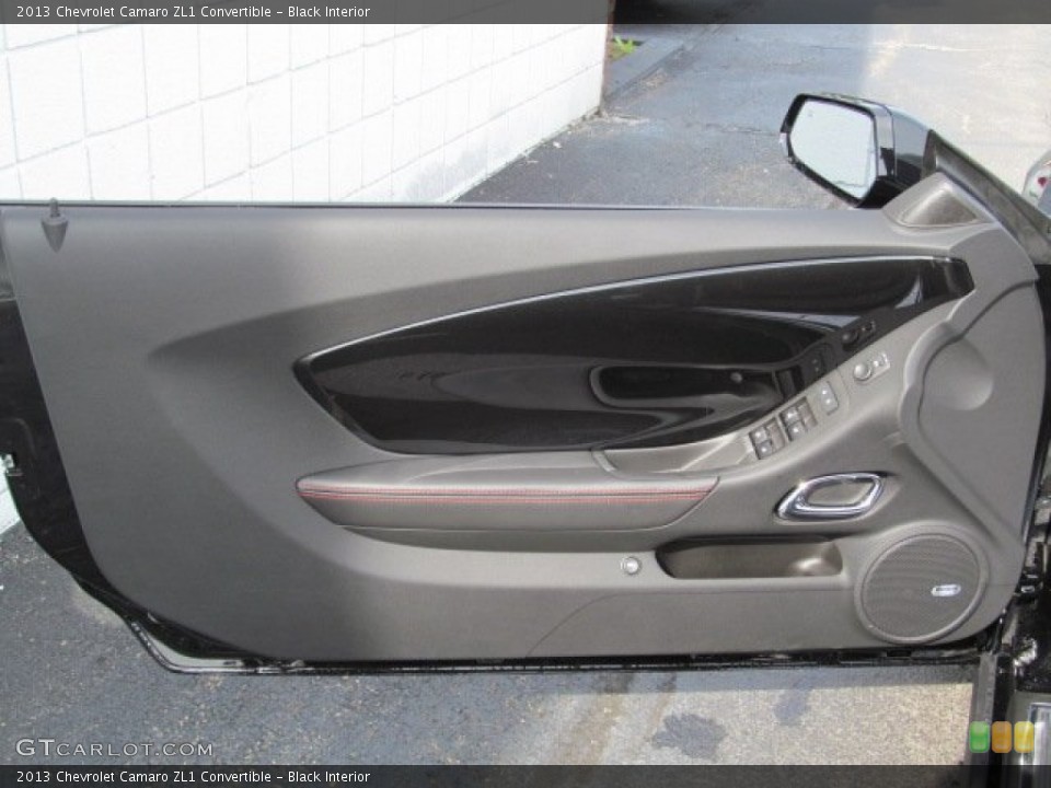 Black Interior Door Panel for the 2013 Chevrolet Camaro ZL1 Convertible #71480825