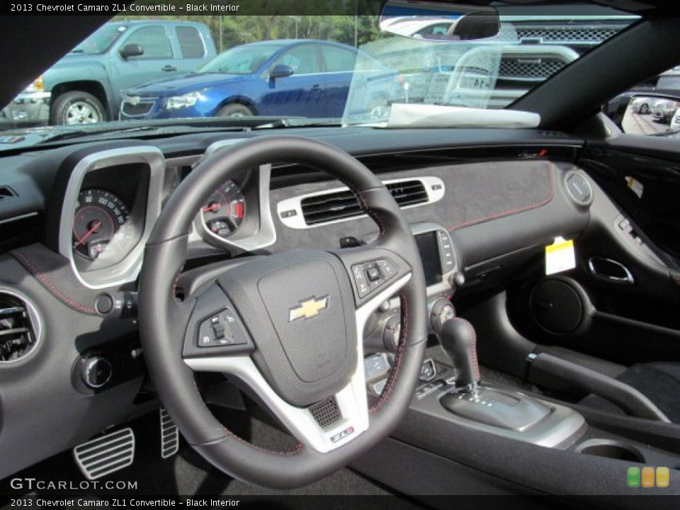 Black Interior Dashboard for the 2013 Chevrolet Camaro ZL1 Convertible #71480840