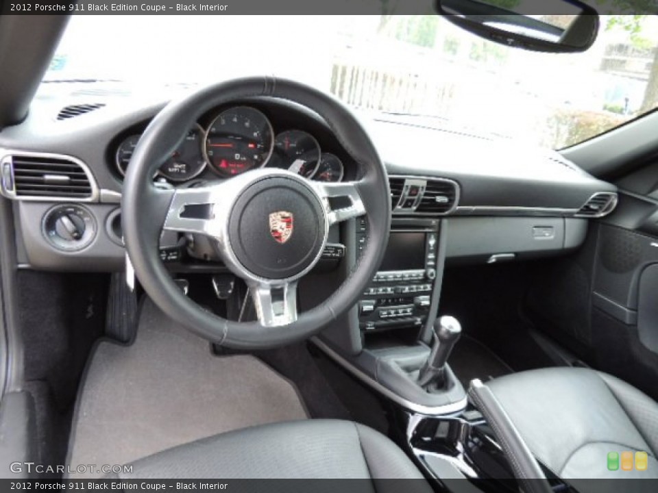 Black Interior Photo for the 2012 Porsche 911 Black Edition Coupe #71481941