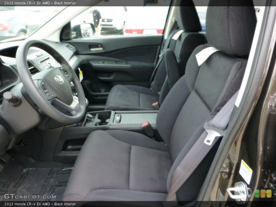 Black Interior Front Seat for the 2013 Honda CR-V EX AWD #71486252