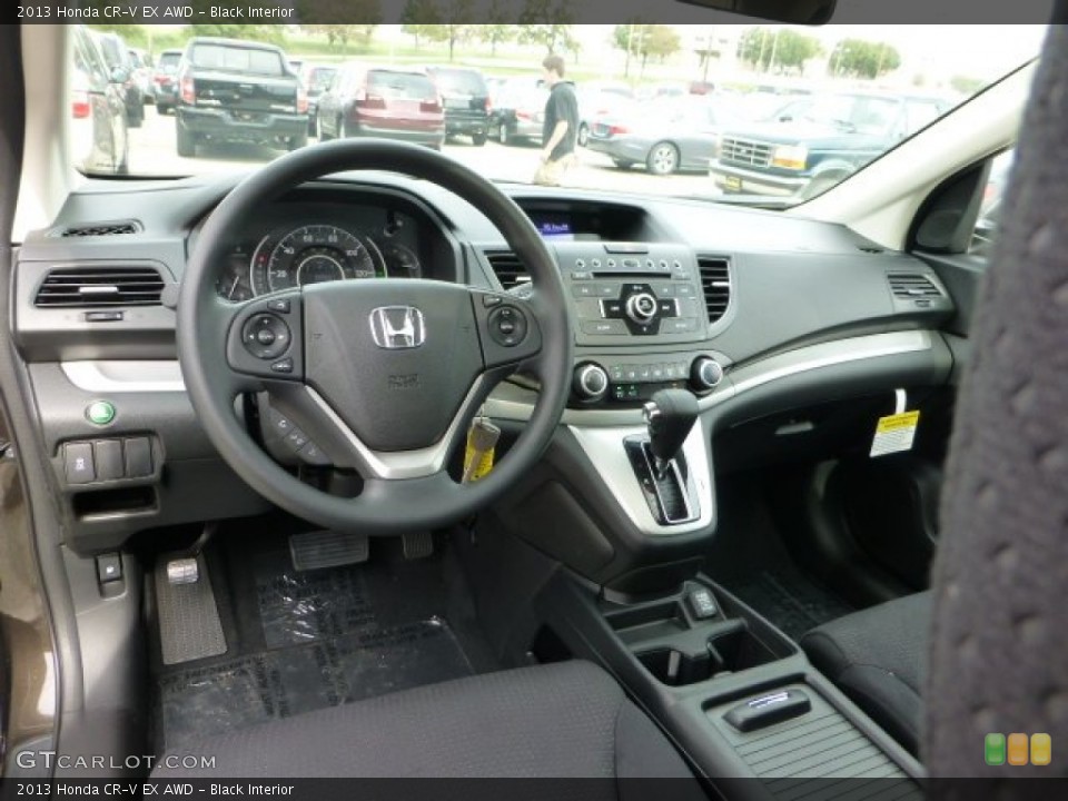 Black Interior Dashboard for the 2013 Honda CR-V EX AWD #71486270