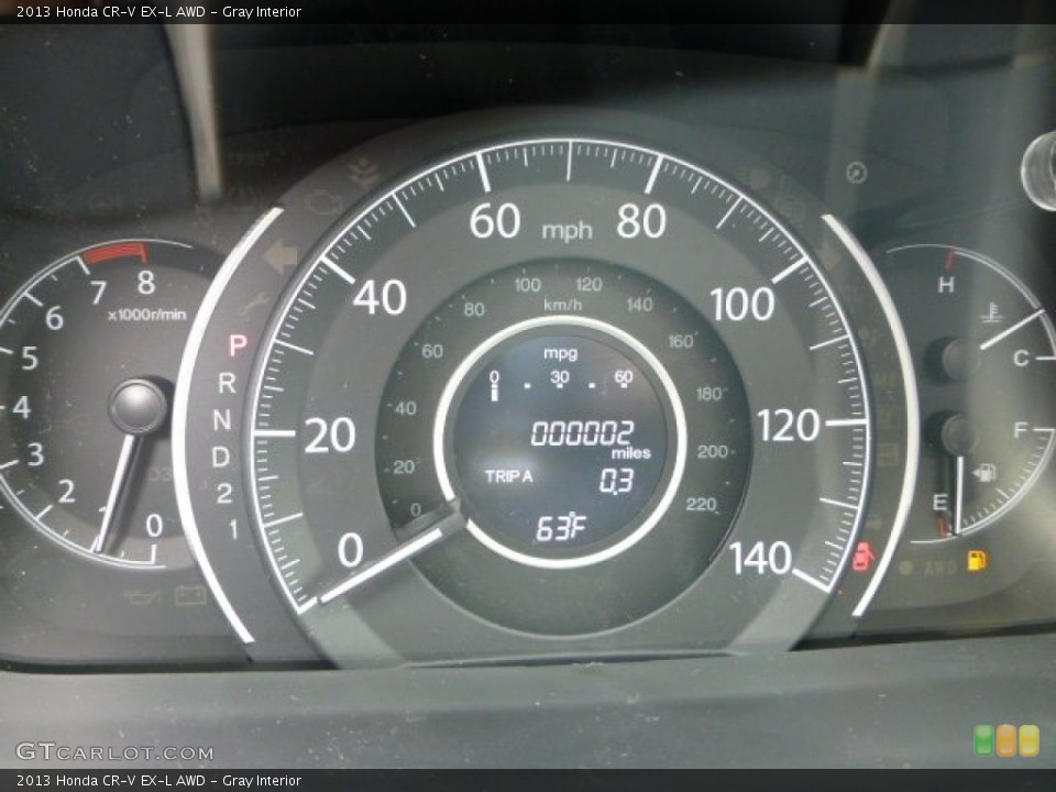 Gray Interior Gauges for the 2013 Honda CR-V EX-L AWD #71486513