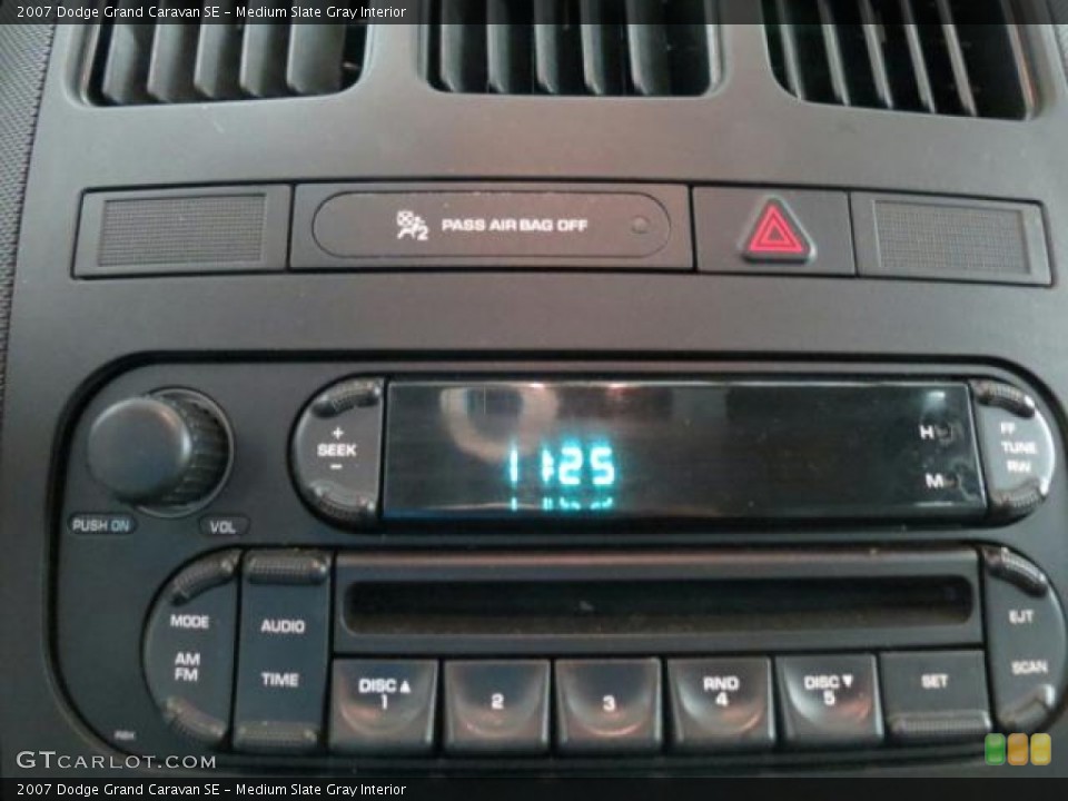 Medium Slate Gray Interior Audio System for the 2007 Dodge Grand Caravan SE #71486960