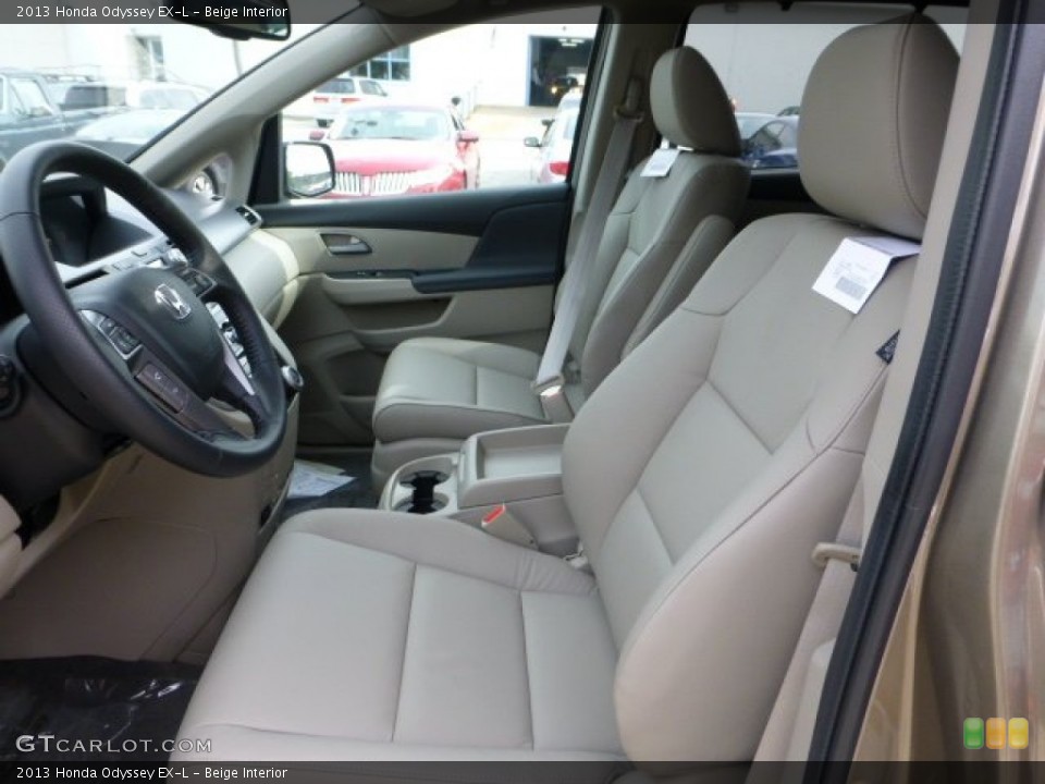 Beige Interior Front Seat for the 2013 Honda Odyssey EX-L #71487154