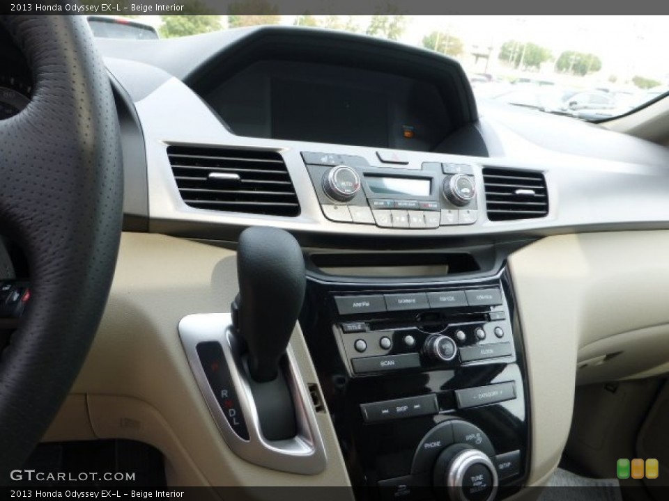 Beige Interior Controls for the 2013 Honda Odyssey EX-L #71487230