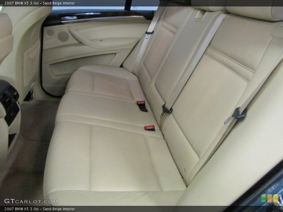 Sand Beige Interior Rear Seat for the 2007 BMW X5 3.0si #71488530