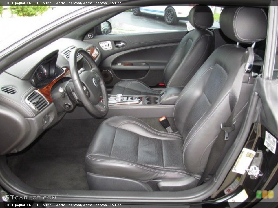 Warm Charcoal/Warm Charcoal Interior Front Seat for the 2011 Jaguar XK XKR Coupe #71490773