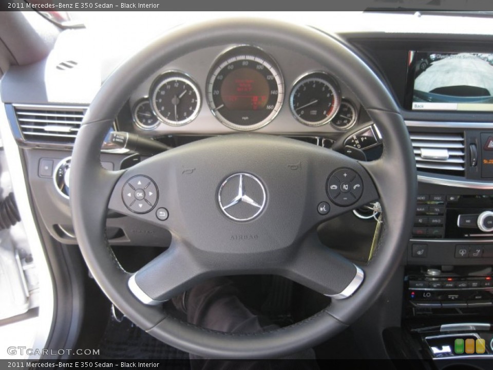 Black Interior Steering Wheel for the 2011 Mercedes-Benz E 350 Sedan #71490785