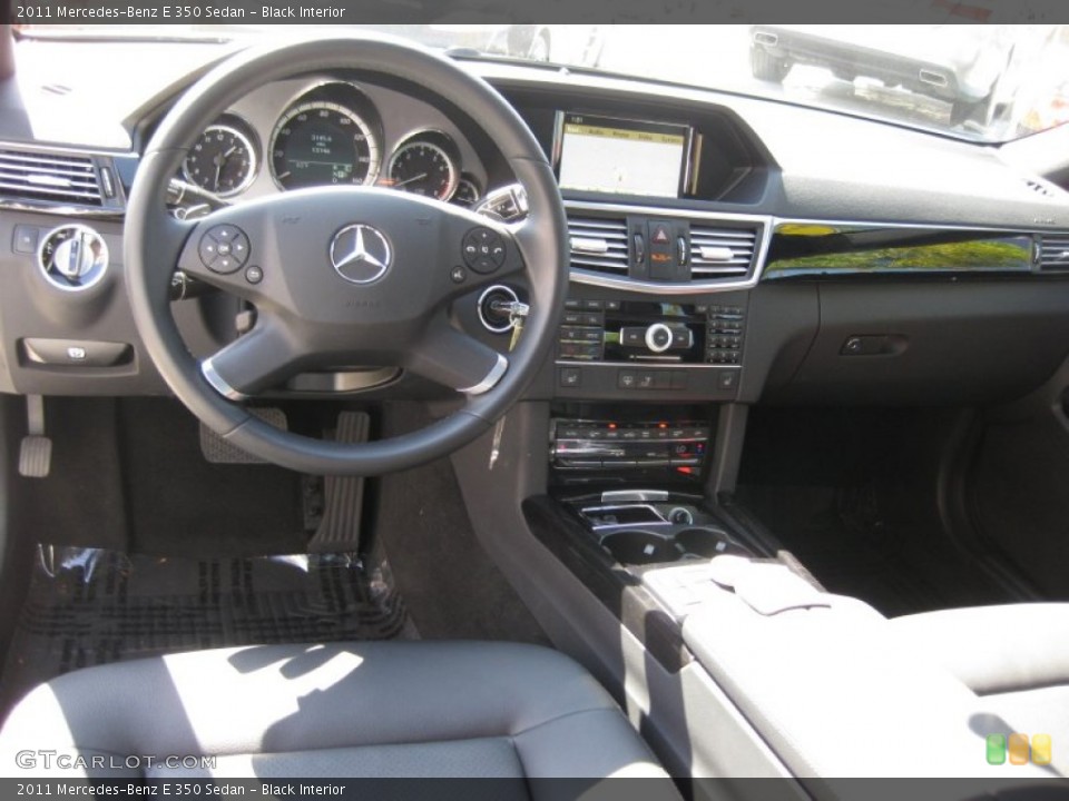 Black Interior Dashboard for the 2011 Mercedes-Benz E 350 Sedan #71490818