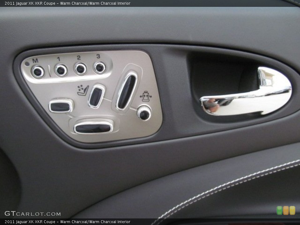 Warm Charcoal/Warm Charcoal Interior Controls for the 2011 Jaguar XK XKR Coupe #71490908