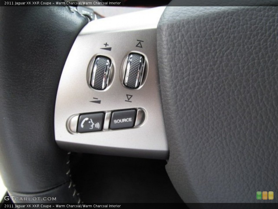 Warm Charcoal/Warm Charcoal Interior Controls for the 2011 Jaguar XK XKR Coupe #71490932