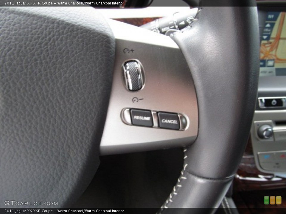 Warm Charcoal/Warm Charcoal Interior Controls for the 2011 Jaguar XK XKR Coupe #71490941