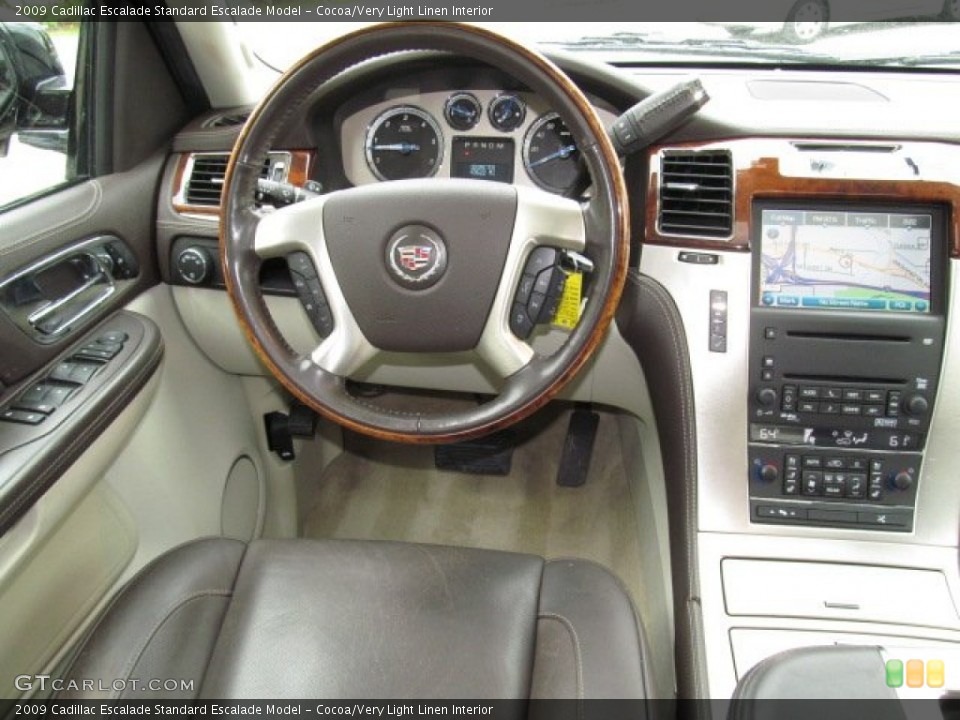 Cocoa/Very Light Linen Interior Dashboard for the 2009 Cadillac Escalade  #71491222