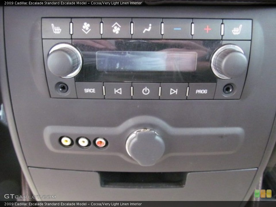 Cocoa/Very Light Linen Interior Controls for the 2009 Cadillac Escalade  #71491252