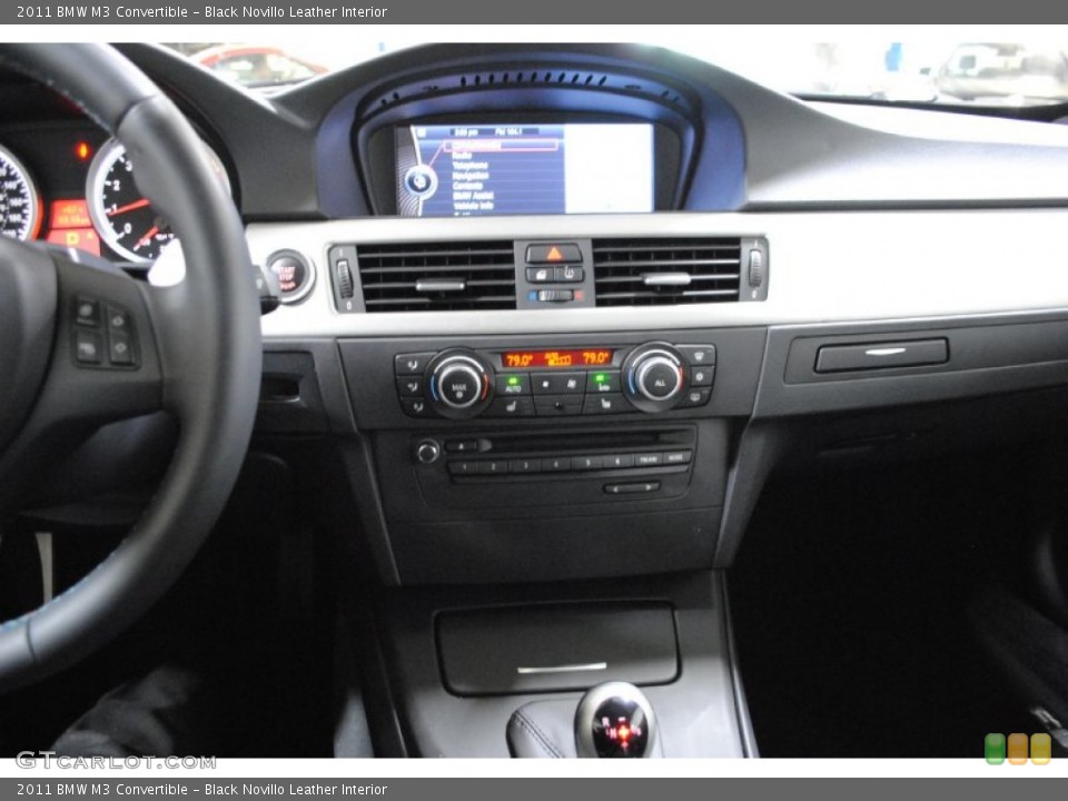 Black Novillo Leather Interior Controls for the 2011 BMW M3 Convertible #71491390