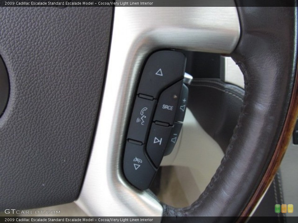 Cocoa/Very Light Linen Interior Controls for the 2009 Cadillac Escalade  #71491426