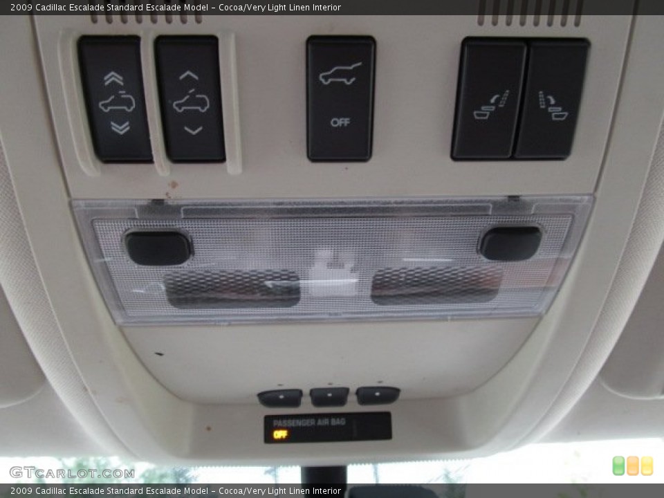 Cocoa/Very Light Linen Interior Controls for the 2009 Cadillac Escalade  #71491486