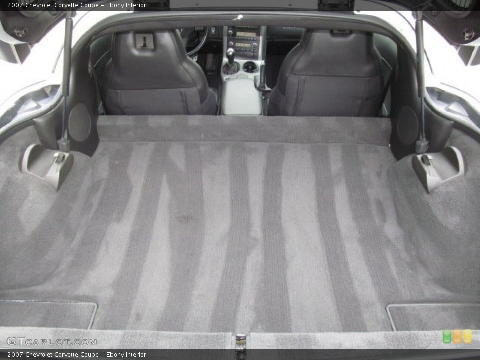Ebony Interior Trunk for the 2007 Chevrolet Corvette Coupe #71491843