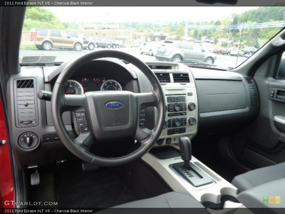 Charcoal Black Interior Dashboard for the 2011 Ford Escape XLT V6 #71492782