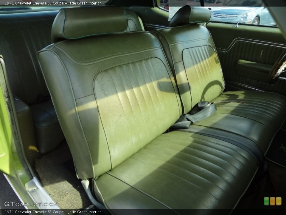 Jade Green 1971 Chevrolet Chevelle Interiors